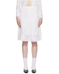 ShuShu/Tong - Threadwork Knit Skirt - Lyst