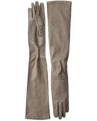 Prada - Leather Long Gloves - Lyst