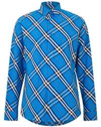 Burberry - Patterned Long-Sleeve Shirt - Lyst