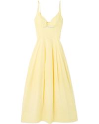 Jonathan Simkhai - Maddy Cutout-Detail Midi Dress - Lyst