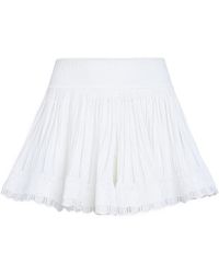 Alaïa - Alaïa Shiny Crinoline Shorts - Lyst
