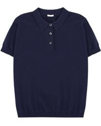 Aspesi - Button-Up Short-Sleeved Polo Shirt - Lyst