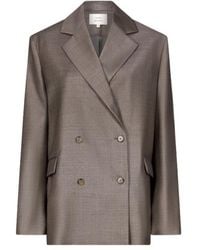 Loulou de Saison - Donau Lds Double-Breasted Blazer - Lyst