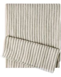 Brunello Cucinelli - Striped Fringed Scarf - Lyst