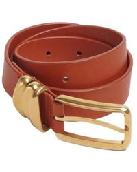 Bottega Veneta - Tone Buckle Belt - Lyst