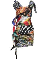 Dolce & Gabbana - Multi-Colored Sleeveless Bodycon Dress - Lyst