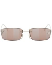 Fendi - Eyewear Rectangular Frame Sunglasses - Lyst