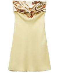Versace - Silk-Twill Scarf-Overlay Mini Dress - Lyst