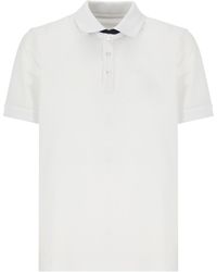 Fay - Double Collar Bicolor Polo Shirts - Lyst