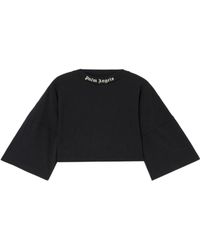 Palm Angels - Back Curved Logo Mini T-Shirt - Lyst
