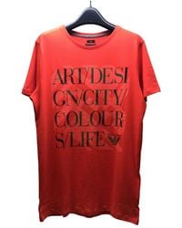 Armani Jeans - Logo T-Shirt With Round Neck - Lyst