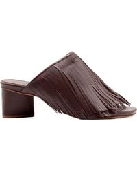 Vic Matié - Fringed Leather Sandals - Lyst