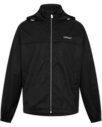 Off-White c/o Virgil Abloh - Hooded Windproof Casual Jacket - Lyst