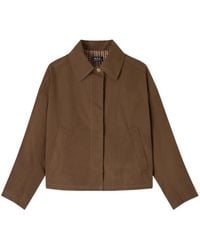 A.P.C. - Khaki Rain Jacket - Lyst