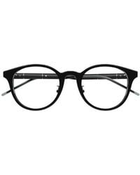 Gucci - Eyewear Round Frame Glasses - Lyst