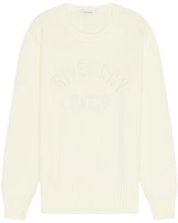 Givenchy - Logo Embroidered Knit Jumper - Lyst