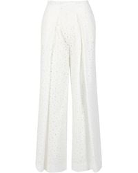 Semicouture - High Waist Casual Pants - Lyst