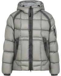 C.P. Company - Long-Sleeve Hooded Down Jacket - Lyst