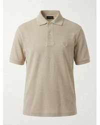 Gucci - Cotton Piquet Polo Shirt With Embroidery - Lyst