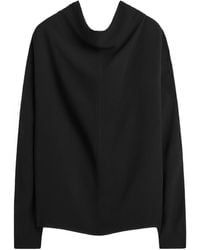 TOTEME - Totême Cowl Neck Blouse - Lyst