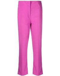 Patrizia Pepe - Cropped Tailored Trousers - Lyst