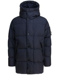 Stone Island - Hooded Down Parka - Lyst