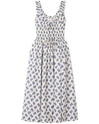 Doen - Emmaretta Pleated Print Dress - Lyst