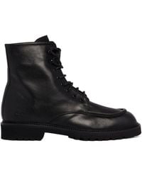 Common Projects - Round Toe Lace-Up Ankle Boots - Lyst
