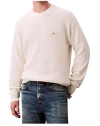 Calvin Klein - Waffle Knit Jumper - Lyst