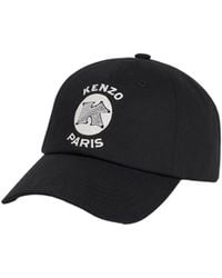 KENZO - Logo Embroidered Baseball Cap - Lyst