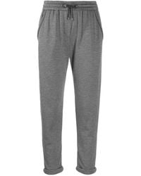 Brunello Cucinelli - Drawstring Tapered Sweatpants - Lyst