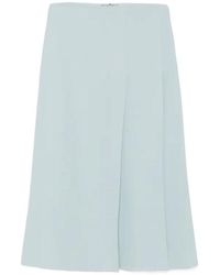 Ermanno Scervino - Pleat-Detailed Midi Skirt - Lyst