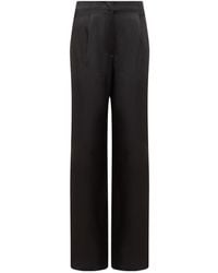 MSGM - Satin Trousers - Lyst