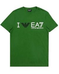 EA7 - Logo Printed T-Shirt - Lyst