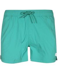 K-Way - Logo Swim Trunks - Lyst