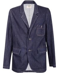 Uma Wang - Long-Sleeved Denim Jacket - Lyst