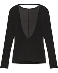 Helmut Lang - Long-Sleeved T-Shirt - Lyst