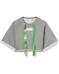 PUCCI - Pucci Melange-Effect Drawstring Top - Lyst