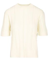 Filippa K - Textured Short Sleeve Top - Lyst