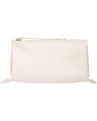 Jil Sander - Embossed Logo Printed Crossbody Bag - Lyst