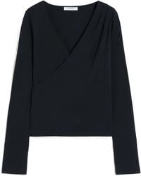 Max Mara - Wool Long-Sleeved Knitted Sweater - Lyst