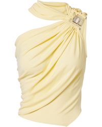 Christopher Esber - Gathered Jersey Top - Lyst