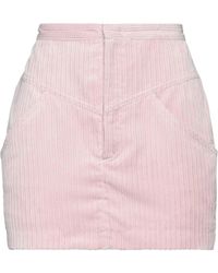 Isabel Marant - Minimalist Solid Color Corduroy Skirt - Lyst