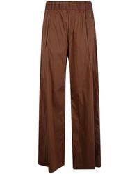 Semicouture - Casual Pants With Elastic Waist - Lyst