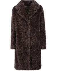 Herno - Teddy Faux Fur Coat - Lyst