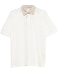 Eleventy - Contrast-Collar Polo Shirt - Lyst