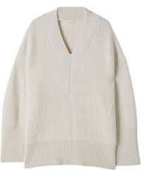 JOSEPH - Oversized V-Neck Sweater - Lyst