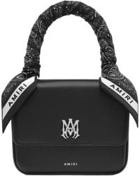 Amiri - Bandana-Scarf Leather Mini Bag - Lyst