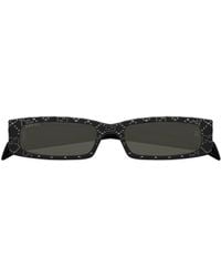 Gucci - Eyewear Rectangular Frame Sunglasses - Lyst