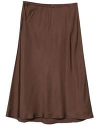 Vince - Elasticated-Waistband Midi Skirt - Lyst